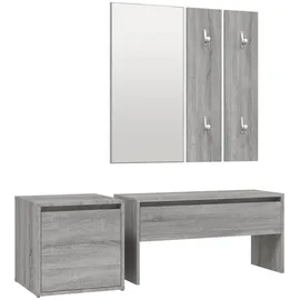 vidaXL Flurmöbel-Set Modell 1 120x40x180 grau