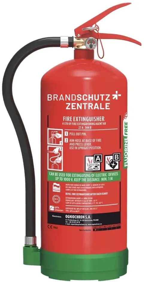 6l Schaum-Feuerlöscher fluorfrei - Jahresmiete