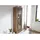 Massivmoebel24 Vitrine Turin 66 x 40 x 201 cm Braun