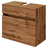 WELLTIME Waschbeckenunterschrank Baabe 60 x 55 cm Braun