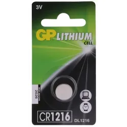 GP Lithium-Knopfzelle CR1216, Blister 1