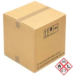 KK Verpackungen 135 Gefahrgut Kartons 390 x 390 x 430 mm Wellpappe Versandkartons Gefahrstoffe