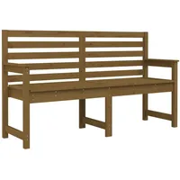VidaXL Gartenbank Honigbraun 159,5x48x91,5 cm Massivholz Kiefer