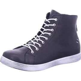 Andrea Conti Damen High Top Sneaker Schnürer Leder dynamisch 0341500, Schwarz 39