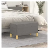 VidaXL Sitzbank Dunkelgrau 70x35x41 cm Stoff