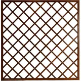 Andrewex Rankgitter Nancy 180 x 180 cm Braun
