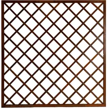 Andrewex Rankgitter Nancy 180 x 180 cm Braun
