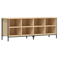VidaXL Schuhregal Sonoma-Eiche 131x35x50 cm Holzwerkstoff