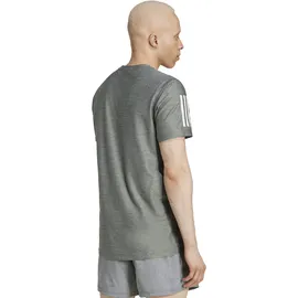 adidas Herren T-Shirt Own the Run GRESIX/WHTMEL, L