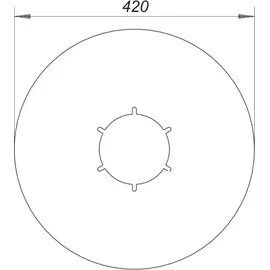 Dallmer Anschluss-Manschette S 10, PVC-weich, d: 420 mm 790316