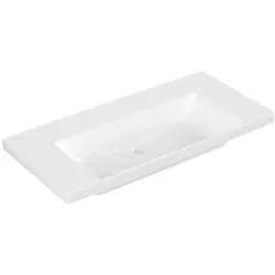 Villeroy und Boch Subway 3.0 Schrank-Waschtisch 4A70A301 100x47cm, ohne Hahnloch/ohne Überlauf, weiß