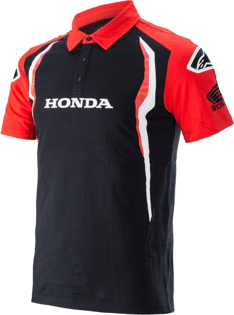Alpinestars Honda Polo Shirt, zwart-rood, XL