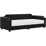 vidaXL Tagesbett mit Matratze 90 x 200 cm schwarz