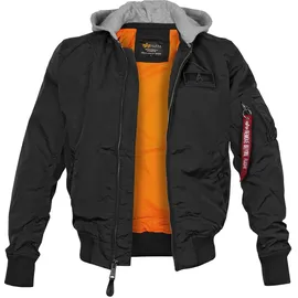 Alpha Industries MA-1 TT Hood schwarz 3XL