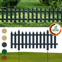 Pemicont Floranica 1 STK Gartenzaun Vorgartenzaun Steckzaun Friesenzaun Zierzaun