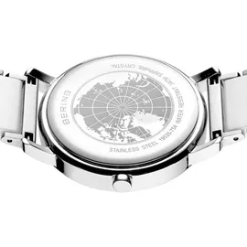 BERING Damen Uhr Solar - Solar Collection mit Edelstahl und Saphirglas 19535-754 - Wasserdicht: 3 ATM