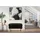 Konsimo Sitzhocker Holz 80 x 46 x 65 cm Schwarz
