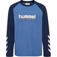 Hummel Kinder Longsleeve "Logo T-Shirt Longsleeve" in Blau |