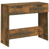 vidaXL Konsolentisch Räuchereiche 90x36x75 cm Holzwerkstoff