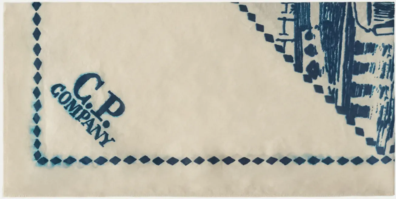 Bandana mit aufgedrucktem Motiv Weiß