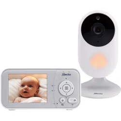 Alecto Babyphone mit Kamera DVM2028, grau | weiss