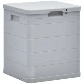 vidaXL Gartenbox 45683, aus Kunststoff, 42,5 x 44 x 50cm, 90 Liter, hellgrau