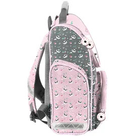 PASO Schulranzen für Mädchen Panda Rosa - Rosa