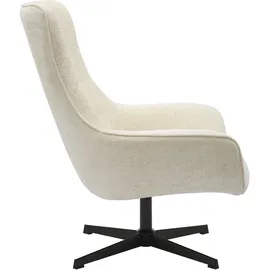 SalesFever Drehsessel SALESFEVER Chenillestoff 81 x 103 x 85 cm Beige drehbar