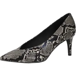 Venturini Milano High Heels gemusterte Damen Abend-Sandaletten mit Stiletto-Absatz 1031228 Schwarz - 39