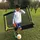 BazookaGoal Fußballtor Blau 120 cm