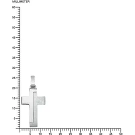 S.Oliver Kette mit Anhänger Edelstahl Leder Jungen Kinder Halsschmuck, 40+3 cm, Schwarz, Kreuz, Kommt in Schmuck Geschenk Box, 2024225