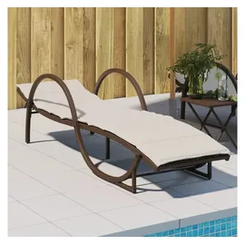vidaXL Sonnenliege 199 x 60 x 42 cm Braun