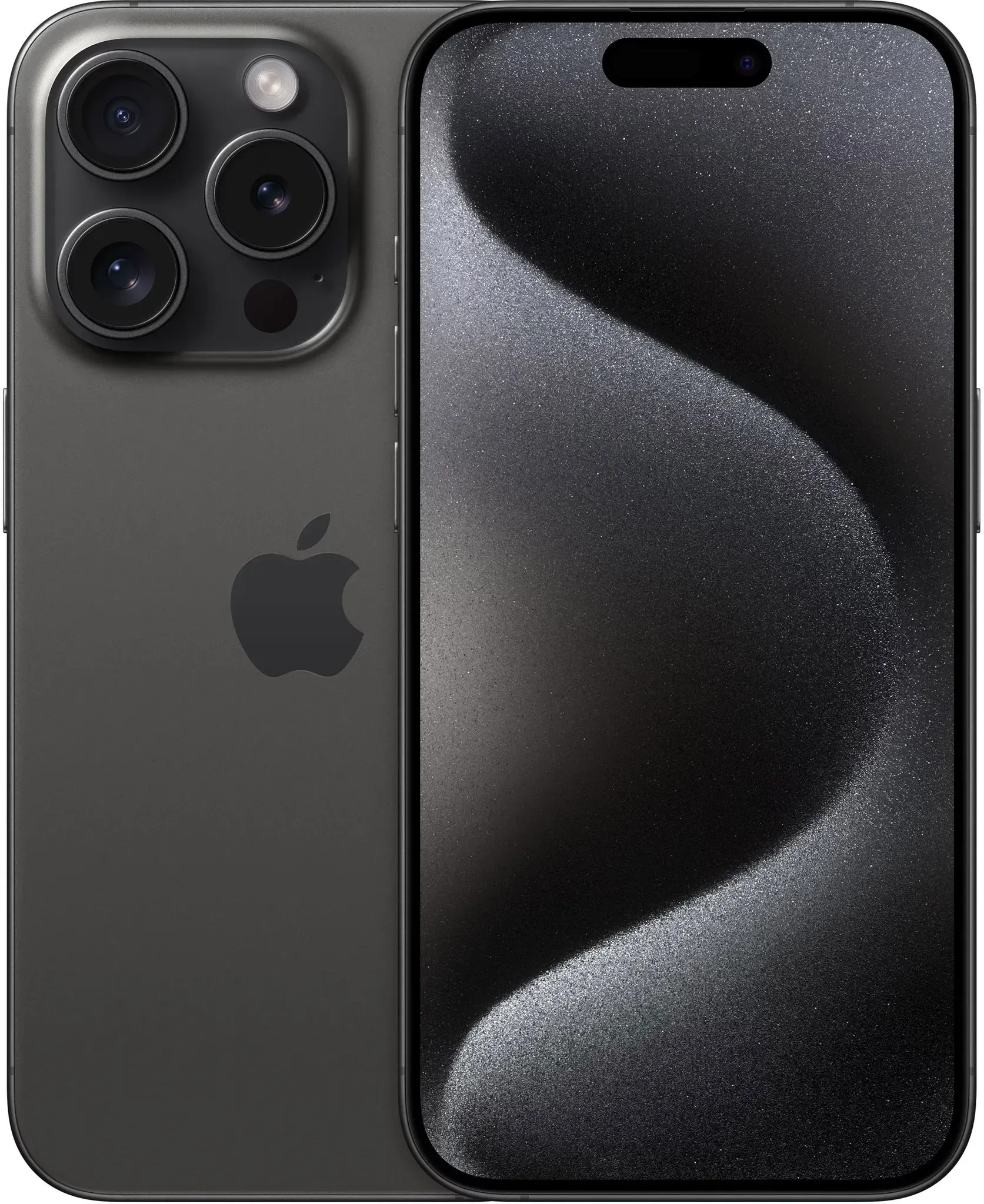 Apple iPhone 15 Pro (256 GB, Black Titanium, 6.10", SIM + eSIM, 48 Mpx, 5G), Smartphone, Schwarz