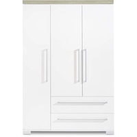 Paidi Kleiderschrank Kira, 135 x 205 cm Dekor Braun Eiche-Nautik