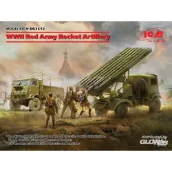 ICM DS3512 1:35 WWII Red Army Rocket Artillery(BM-13-16MLRS Crew,RKKADrive