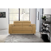 Nicoletti Home 2-Sitzer »Seattle«, Breite 170 cm, wahlweise mit oder ohne elektrischer Relaxfunktion, gelb
