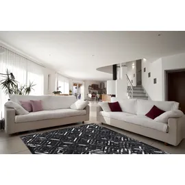 Kayoom Anette 400 (Schwarz/Silber, 160cmx230cm (JPPOQ-160-230)