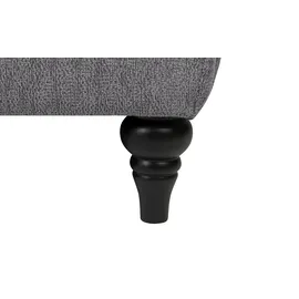 Soho Couch Flachgewebe 3-Sitzer Grau