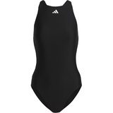 adidas HR6474 SOLID Tape Suit Swimsuit Women's Black/White 38