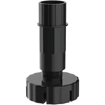 CAMAR Sockelverstellfuß Unico 70 mm Kunststoff Schwarz ø CAMAR