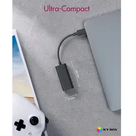 Icy Box USB 3.0 zu Gigabit Ethernet Lan Adapter