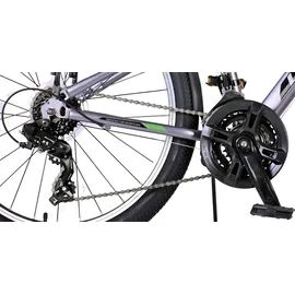 Volare Cross 24" RH 33.5 cm grau 18-Gang Handbremsen