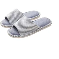 Teceyfeet Gäste Hausschuhe Unisex Waschbare Frottierslipper Badelatschen offener Zeh Gästepantoffeln Reisen Hotel Pantoffeln Rustchfeste Flip Flop Slipper Badepantoletten - 39/40 EU