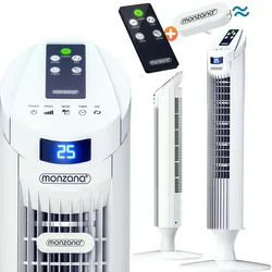 Turmventilator Weiß 84cm inkl Fernbedienung