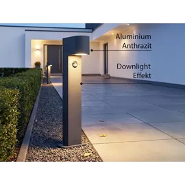 meineWunschleuchte Wegeleuchte schwarz 50,0 cm inkl. Bewegungsmelder
