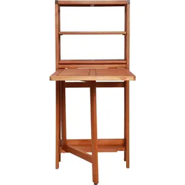 vidaXL Bistroset 3-tlg. braun klappbar