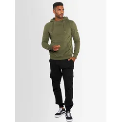 Kapuzenpullover ALESSANDRO SALVARINI "ASCalgarii", Herren, Gr. XXXL (58), grün, Obermaterial: 65% Baumwolle, 35% Polyester, Pullover Hoodie Sweatshirt