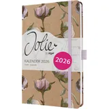 Sigel Wochenkalender Jolie ca. A5 Hardcover Cotton Fields 2026