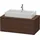 Duravit L-Cube 102x54,7cm, Nussb geb., f Kons, 1 Auszug