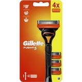 Gillette Fusion5 Handstück + Rasierklingen 4 St.